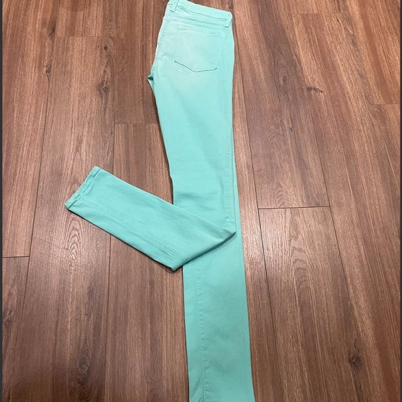 brand new, Juicy Couture Designer Skinny Jeans, tiffany blue color, size s - Picture 3 of 10